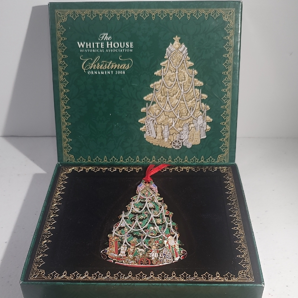 White House Historical Association Christmas Ornament 2008 Benjamin Harrison